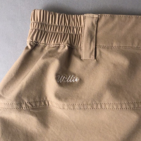 WILLIT Women’s Khaki Tan Cargo UPF50+ Active Outdoor 7” Shorts - Picture 7 of 10